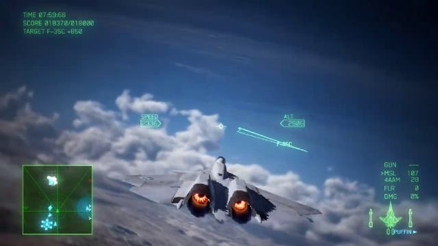 ACE COMBAT 7 SKIES UNKNOWN Unexpected Visitor DLC Mission 1 (x-02s strike wyvern) смотреть онлайн