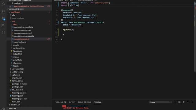 RxJS in Angular - using of and from method in Hindi смотреть онлайн