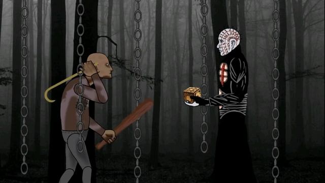 GRANNY vs GRANDPA vs SLENDER MAN vs Pinhead vs Jason Voorhees vs Leatherface - Drawing cartoons 2 смотреть онлайн