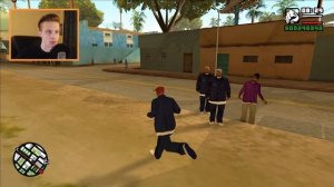 Что будет, если переодеть Сиджея в Балласа в GTA San Andreas?