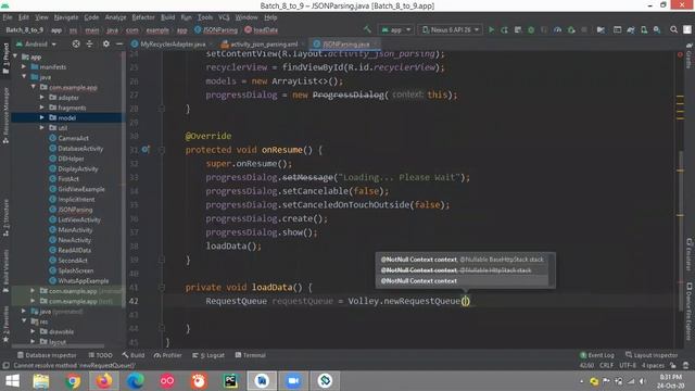 Coding Task #19 Android JSON Parsing RecyclerView Adapter Volley смотреть онлайн