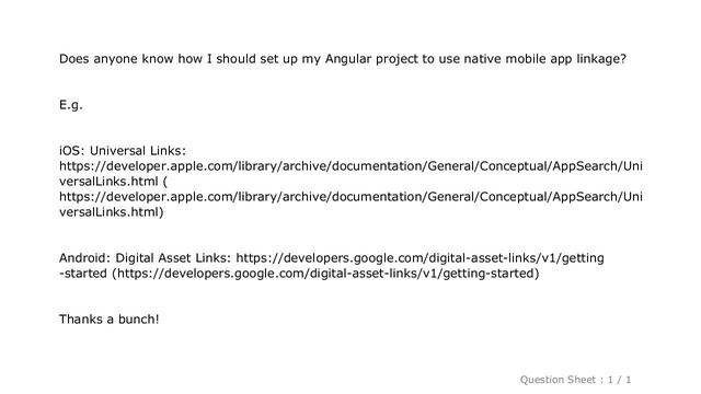 iOS : How to set up an Angular project for iOS universal links and Android asset links to open link смотреть онлайн