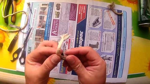 Многоразовая свечка своими руками- для экстренных ситуаций. смотреть онлайн