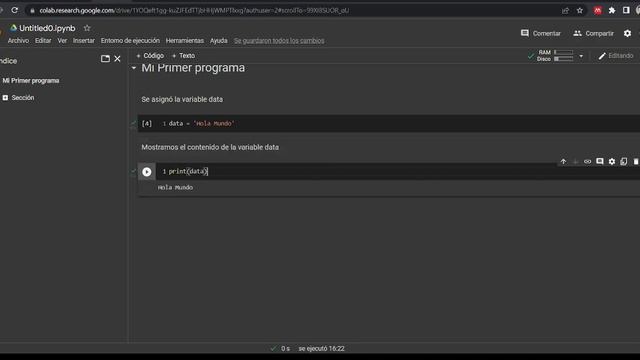 PROGRAMAR EN PYTHON CON GOOGLE COLABORATORY PARA DATA SCIENCE [CLASE1] - INTRODUCCIÓN AL ENTORNO смотреть онлайн