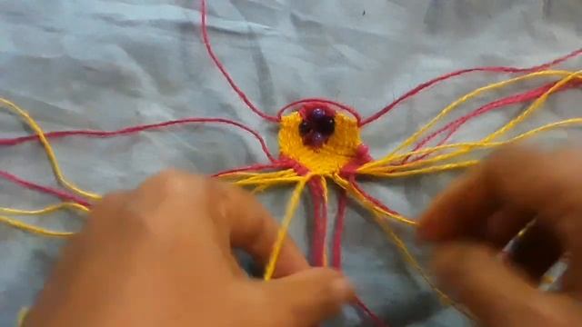 macrame keychain tutorial.3D koi fish pattern.so cute and pretty macrame animal key ring. смотреть онлайн