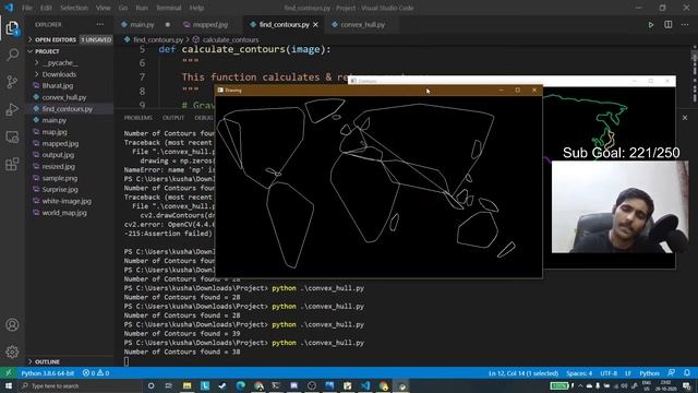 Convex Hull using OpenCV | Python | DL | AI | KRS GitHub Raid смотреть онлайн