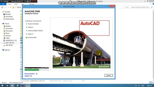 Hướng dẫn cài đặt AUTOCAD 2008 64BIT win 7/8/10 2016 смотреть онлайн