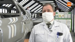 Этапы контроля качества в производстве Granta, окраска.