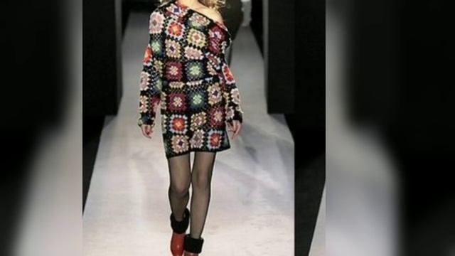 Что можно связать из остатков пряжи. Шикарные модели, много идей из бабушкиного квадрата. смотреть онлайн