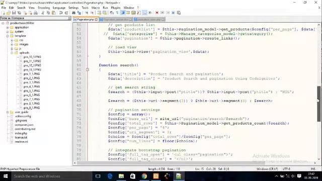 Product Search and pagination Using Codeigniter смотреть онлайн