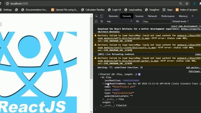 PDF Viewer Using React JS Tutorial in Hindi смотреть онлайн