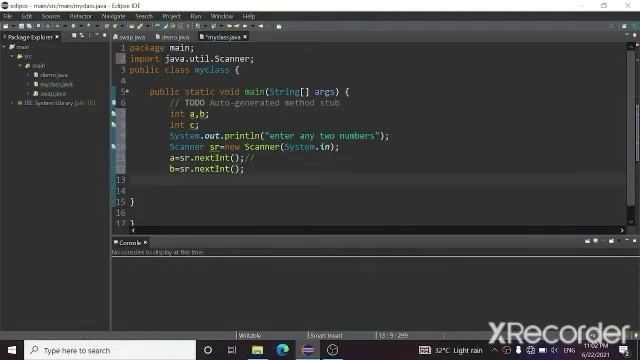 How to Swap two numbers using the third Variable in java||Swapping in java смотреть онлайн