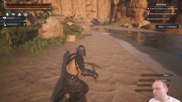 Scouting the black hand camp - Conan Exiles #42 смотреть онлайн