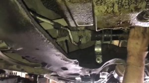 Снятие подрамника Renault Scenic