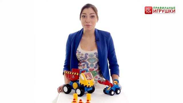 Играем в строительную технику. Самосвал Дадли и Бульдозер Люк - WOW TOYS Детские игрушки Kids toys смотреть онлайн