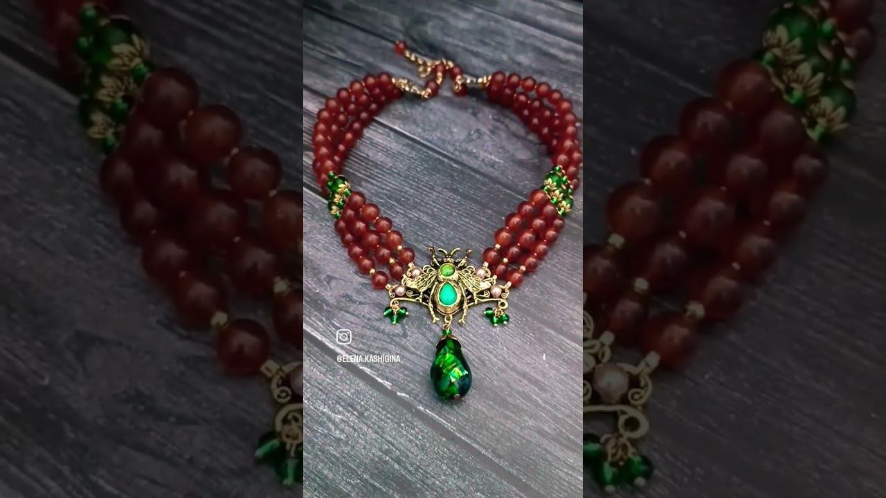 Колье " Янтарный мотылёк" Переделка для Аллы из Москвы смотреть онлайн