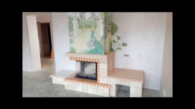 Облицовка камина известняком. смотреть онлайн