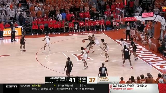 #4 Houston vs Texas Highlights | NCAA Men's Basketball | 2024 College Basketball смотреть онлайн