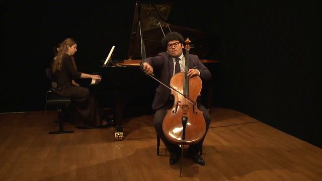 Alexandre Castro-Balbi and Evgeniya Kleyn play Schumann Adagio und Allegro смотреть онлайн