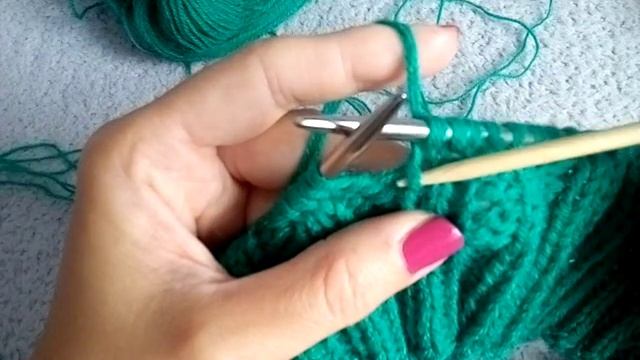Вязание спицами....Как добавить петли в процессе вязания.... смотреть онлайн
