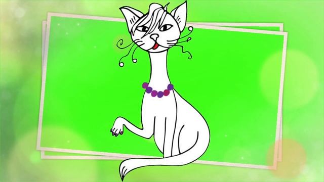 Хромакей "Классные кошки" картинки на зеленом фоне. смотреть онлайн