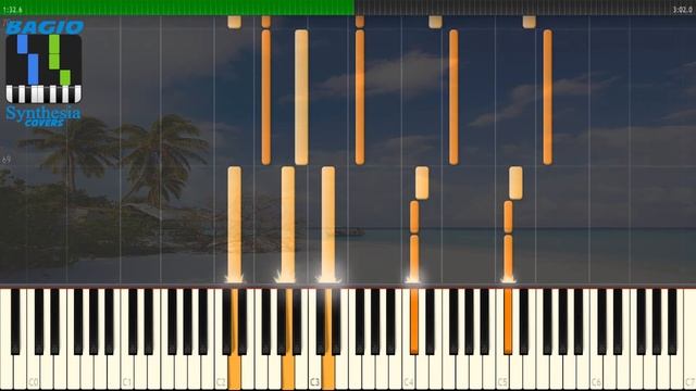 Disfigure - Summer tune piano cover + tutorial + midi file fee download смотреть онлайн