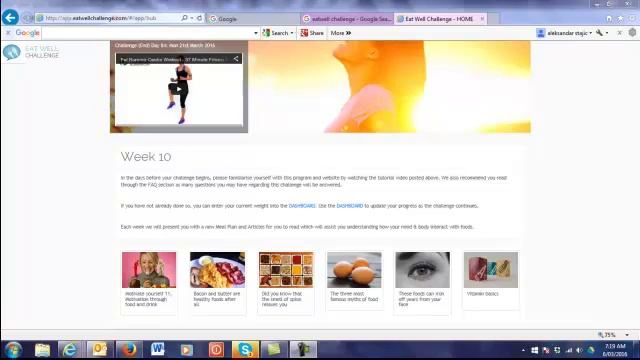 How to use Eat Well Chalange Dashboard смотреть онлайн
