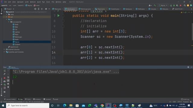 Array In Java In Hindi (part2) | Array With Scanner | What is array? Explain with Syntax & Example смотреть онлайн