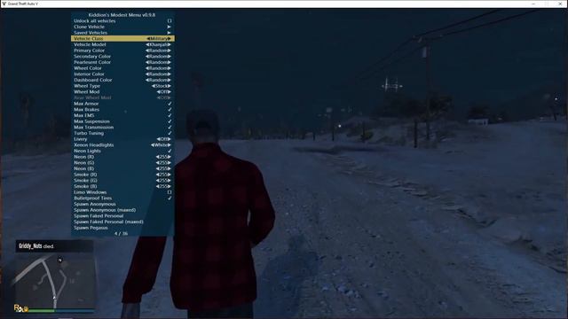 GTA 5 MOD MENU KIDDIONS MODEST MENU смотреть онлайн