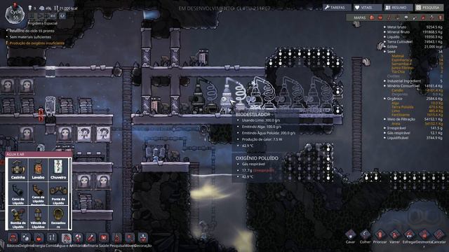 Oxygen Not Included #5.08 "Carvão congelado" - Vamos Jogar Gameplay Português PT-BR смотреть онлайн