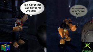 Conker Comparison (N64/Xbox) All Cutscenes (Almost) (60fps)
