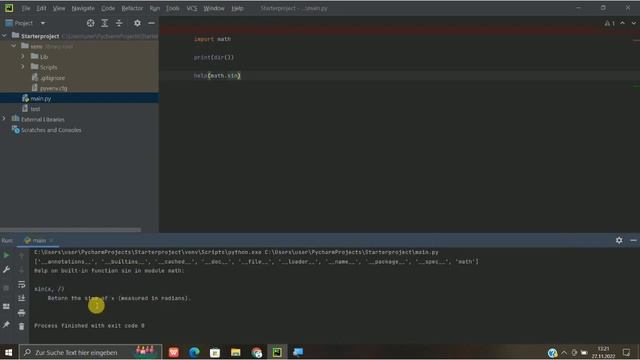 Python - Einstieg | dir() help() Funktionen, Methoden, Module abfragen | смотреть онлайн