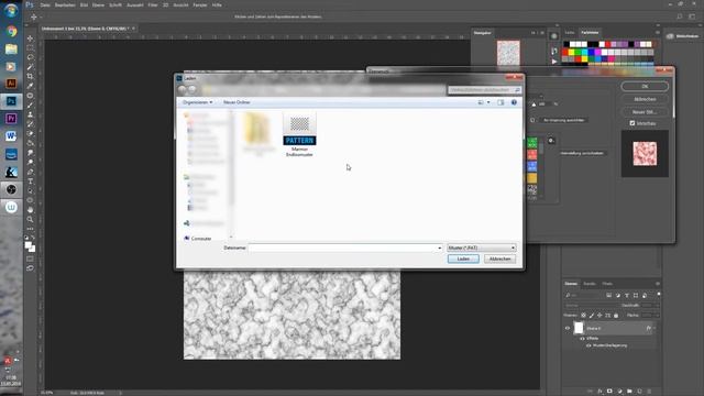 PAT Datei in Photoshop einfügen смотреть онлайн