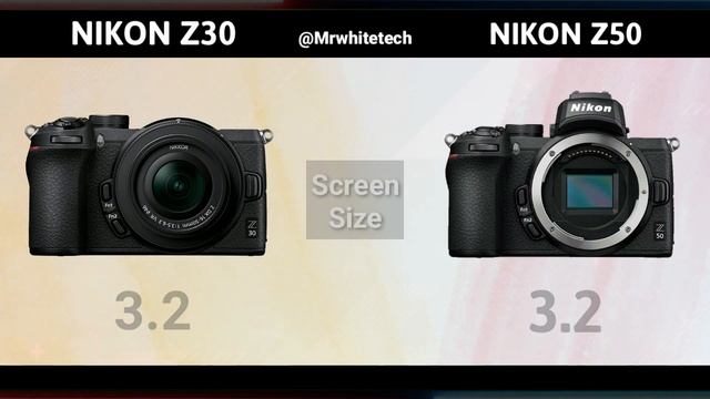 Nikon Z30 Vs Nikon Z50
