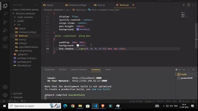 Store User Data In Firestore Database Using React JS | #reactjs #firestore #firebase #website смотреть онлайн