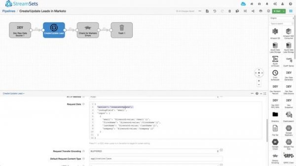 Create and Update Leads in Marketo with StreamSets Data Collector