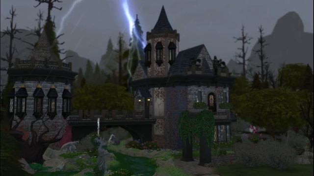 Строим замок для вампиров #TheSims4 смотреть онлайн