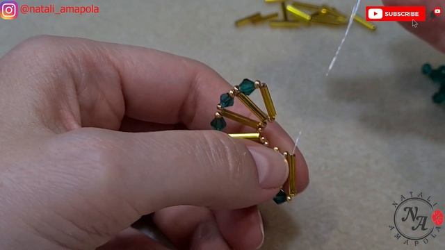 Beaded keychain/beaded umbrella keychain/БРЕЛОК зонтик из бисера/Брелок своими руками/Натали Амапол смотреть онлайн