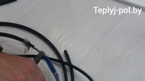 Подключение греющего саморегулирующего кабеля. Монтаж концевой термоусадочной муфты греющего кабеля