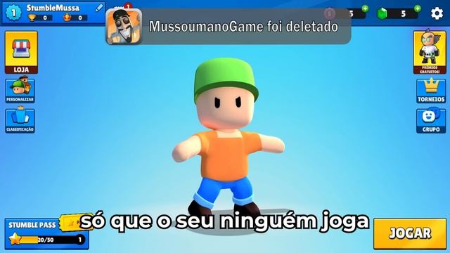 Stumble Guys Vs. Mussoumano - Batalha com Games смотреть онлайн