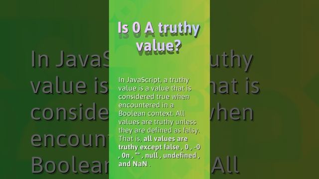 Is 0 A Falsy value in Python? смотреть онлайн
