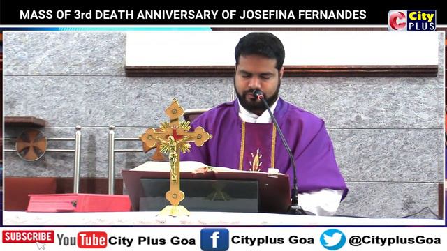 MASS OF 3rd DEATH ANNIVERSARY OF JOSEFINA FERNANDES смотреть онлайн
