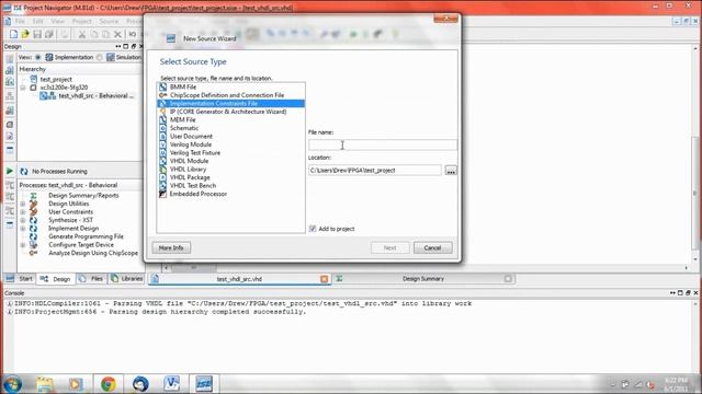 Nexys 2 Basic Introduction and Test Project Walkthrough смотреть онлайн