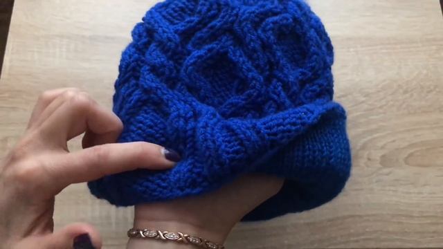 Вязаный подклад для шапки