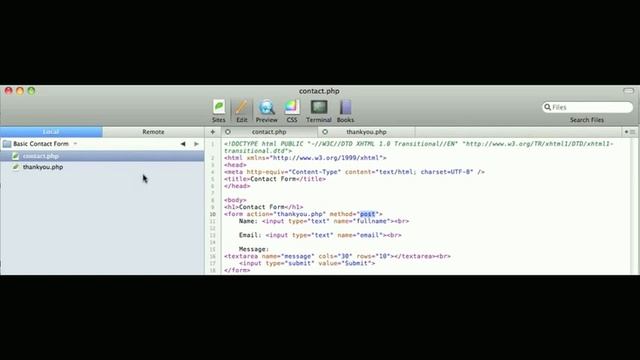 Basic HTML/PHP Contact Form Tutorial смотреть онлайн