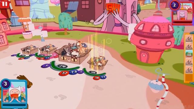 Card Wars Kingdom - Gameplay Walkthrough Part 4 - Bubblegum Battle: 1-3 (iOS, Android) смотреть онлайн