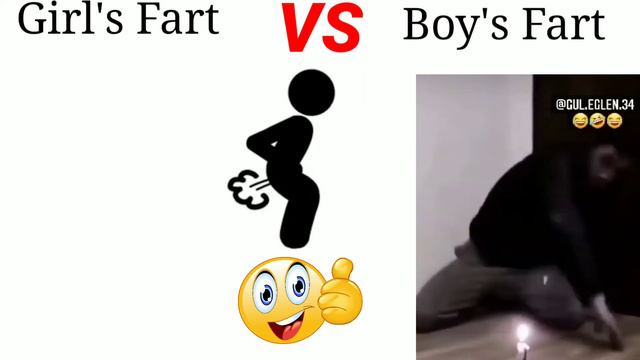 Girl's Fart VS Boys Fart @mahatokimasti5296 #memes смотреть онлайн