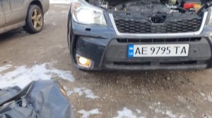 Subaru Forester SJ установка и обзор диодных ламп Philips X-treme Ultinon LED gen2 ближнего света.