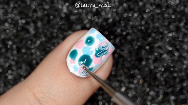 Stone Gel Polish Nail Art - Дизайн по мокрому гель-лаку смотреть онлайн