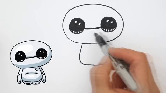 How to Draw Baymax Cute from Big Hero 6 смотреть онлайн